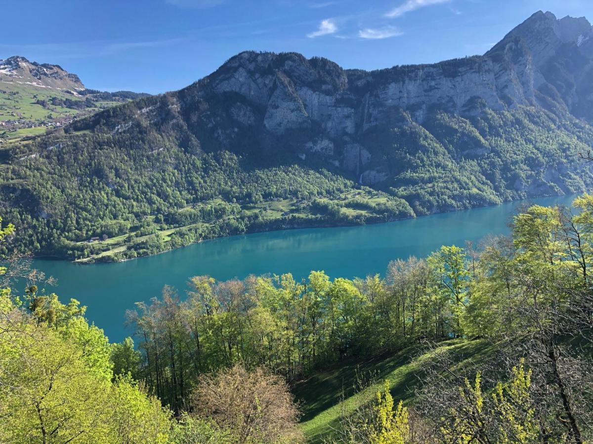 Hotel Cafe Seeblick Filzbach Exteriér fotografie