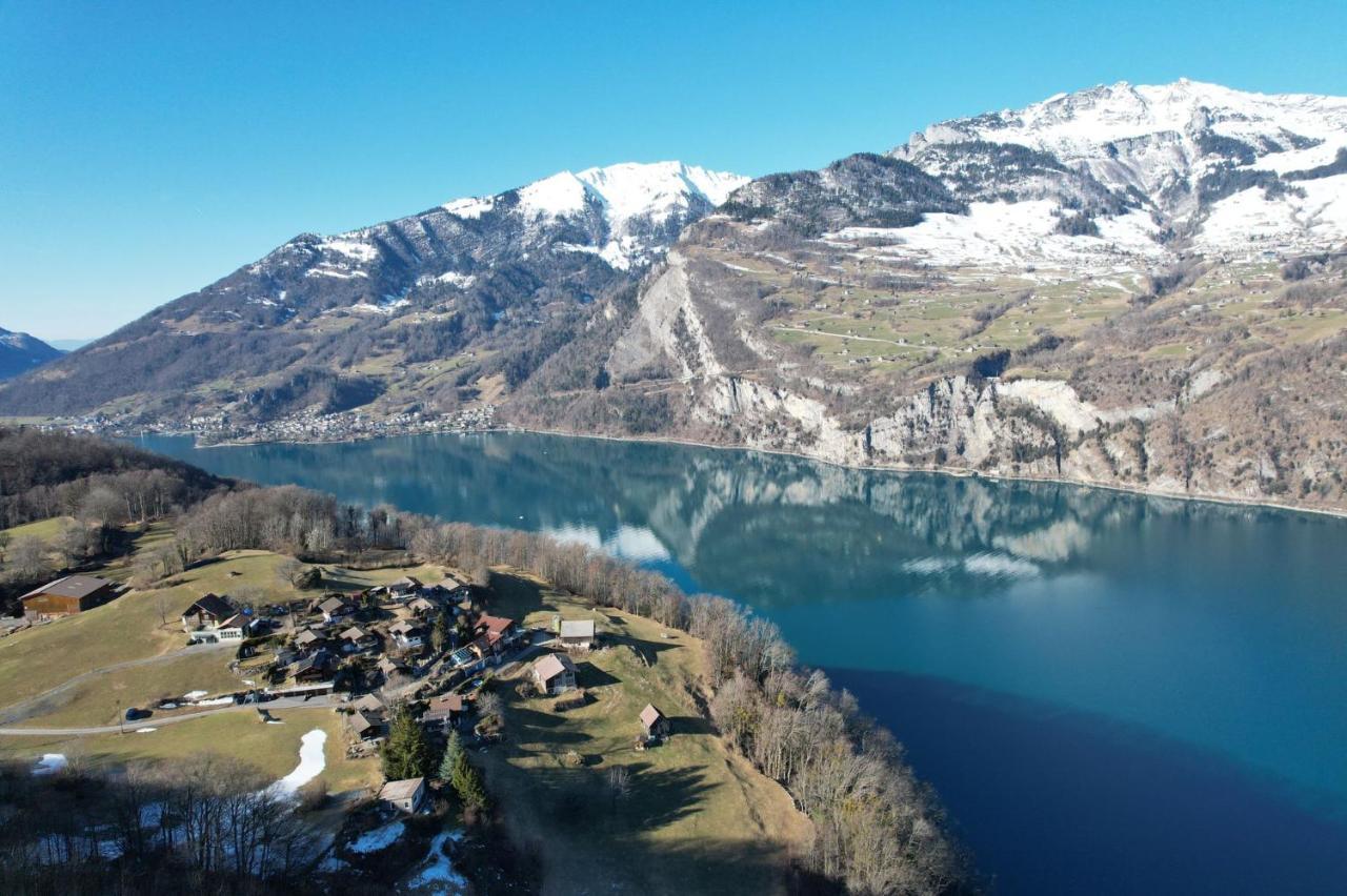 Hotel Cafe Seeblick Filzbach Exteriér fotografie