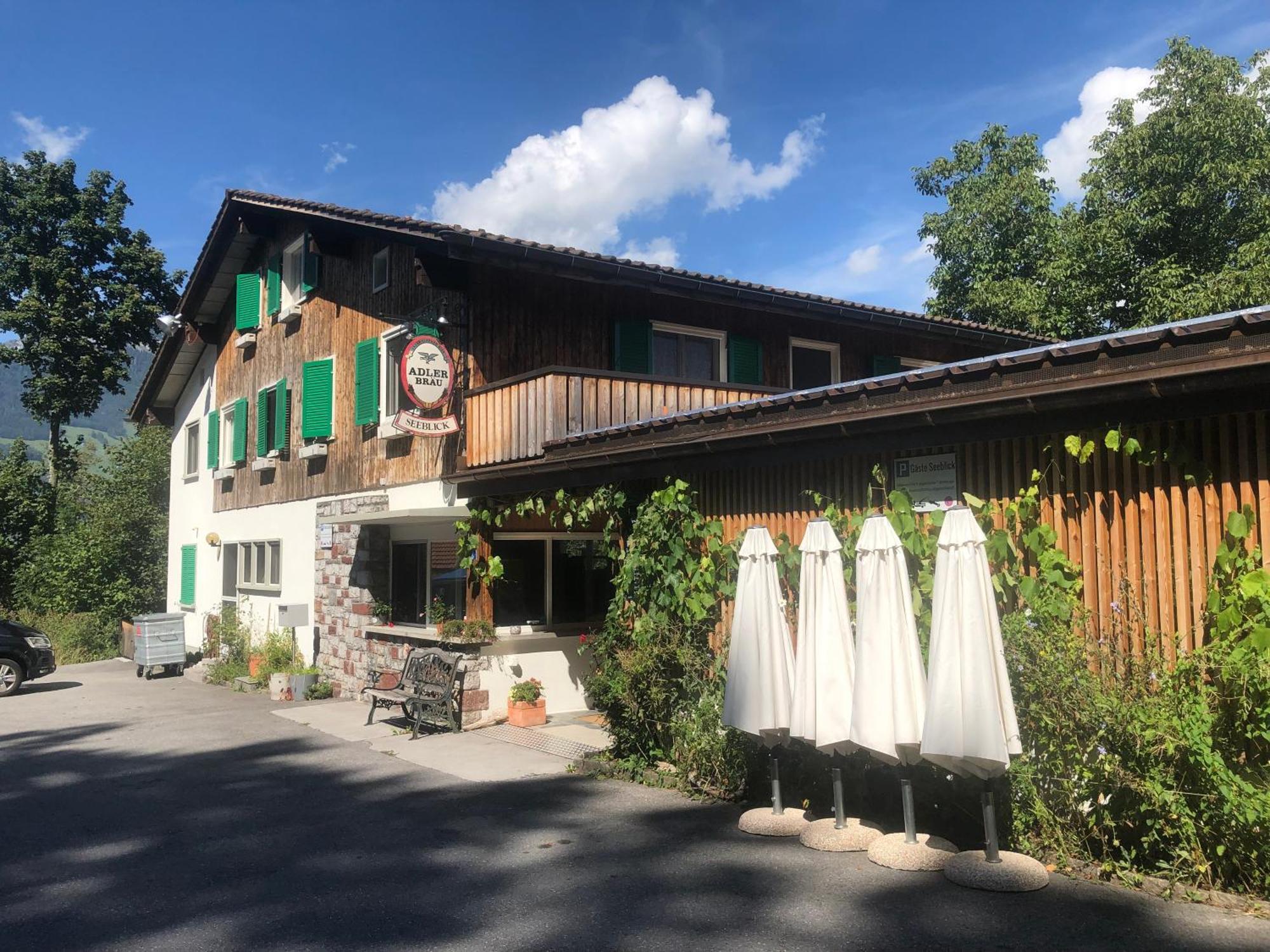 Hotel Cafe Seeblick Filzbach Exteriér fotografie